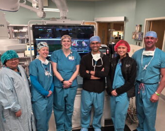 Pulse Olympia Vascular team completes first EKOS™ case at Capital Medical Center