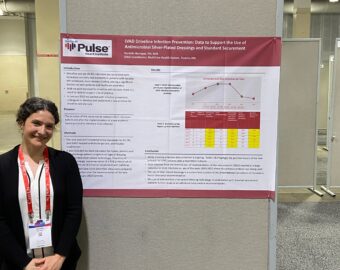 Pulse RN Danielle Barrager represents Pulse at ISHLT conference