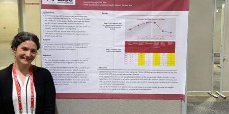 Pulse RN Danielle Barrager represents Pulse at ISHLT conference