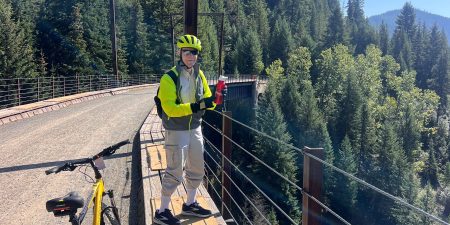 Pulse Cardiac Rehab patient completes the Hiawatha Trail ride